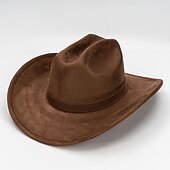 baratos Chapéu de Festa-Chapéus Poliéster Chapéu Fedora Casual Feriado Corrida de cavalos Vintage Retro Com Boné Capacete Chapéu