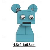 cheap Building Toys-Sprunki Building Blocks Set  Sprunki Toys Action Figure DIY Model Kit for Boys Girls 8-14 Creative Horror Music Game Role for Fans Adults Christmas Decor Collectible Gift