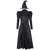 abordables Déguisements pour femmes-Sorcière Glinda Robe Costume de cosplay Tenues Nuit de Walpurgis Cosplay Cosplay de Film for Femmes Adulte Carnaval Mascarade Mardi Gras Performance Soirée Scène