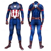 cheap Men's Costumes-Superhero Zentai Suits Costume Bodysuits Carnival Costume Cosplay for Boys' Kid's Adults' Halloween Carnival Party Performance Bachelorette Party