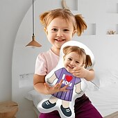 זול כריות בהתאמה אישית-מתנה אישית כיסוי כרית יום האם אהבה רכה חמודה מודפסת בכפולה כביסה ידנית מעוצבת מודרנית סגירת רוכסן ממולאת כותנה כרית נוי לכל עונות השנה לאמהות