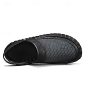 economico Sandali casual-sandali da uomo beige slip-on con tomaia in mesh, cinturino regolabile e suola comoda - ideali per abbigliamento casual, attività all&#039;aperto ed estive