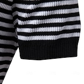 billige Herre Elite Polo-Herre Polo Strikk polo Formell Arbeid Måkekrage Kortermet Moderne Bekvem Stripet Vertikale striper Stripe-Trim Stripe Vår Normal Svart Lysegrønn Militærgrønn Polo
