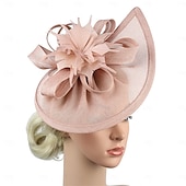 olcso Kalapok és fejdíszek-fascinators sapka virág tea party sapka nőknek toll kentucky derby sapka esküvőre