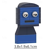 cheap Building Toys-Sprunki Building Blocks Set  Sprunki Toys Action Figure DIY Model Kit for Boys Girls 8-14 Creative Horror Music Game Role for Fans Adults Christmas Decor Collectible Gift