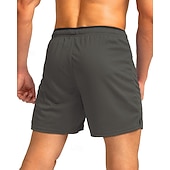 abordables Shorts décontractés-Homme Short actif Shorts de survêtement Shorts Shorts d'été Cordon de serrage Avec Poches Taille Élastique Uni Confort Court Quotidien Sport en Plein Air Sortir Mode Occasionnel bleu marine Kaki