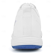 preiswerte Herren Golfschuhe-weiße Golfschuhe für Herren mit Reißverschluss, atmungsaktivem Obermaterial und gepolsterter Sohle für Komfort und Leistung auf dem Platz