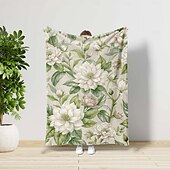 voordelige Dekens &amp; dekentjes-Dekens en kleedjes, Bloemen / Bloem Polyesteri / Flanel Fleece Warmer Zacht comfy dekens