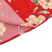 abordables Vestidos-1950s Retro Antiguo Rockabilly Hasta la Rodilla Vestidos Vestido de té Vestido swing Floral Ajustado / Acampanado Columpio Disfraz Mujer Navidad Carnaval Año Nuevo Reunión de Antiguos Alumnos Ropa