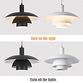 お買い得  ペンダントライト-ph5 ペンダントライト 電球色 モダンペンダントライト ミニマリスト UFO 天井照明 リビングルーム ダイニングルーム ダイニングルーム 110V-220V に最適