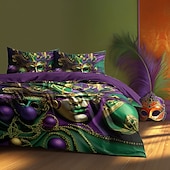abordables 100% Coton-housses de couette carnaval le design vibrant et festif ajoute de la couleur et de l&#039;énergie à votre chambre tissu doux et confortable pour une nuit de sommeil douillette