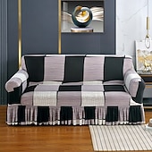 baratos Cobertura de Sofa-1 peça capa de sofá elástica com saia capa de sofá impressa protetor de móveis para quarto sala de estar decoração de casa
