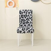 abordables Funda para silla de comedor-Funda para silla de comedor, súper ajustada, elástica, extraíble, lavable, corta, funda protectora para silla de comedor, funda para asiento para hotel, comedor, ceremonia, banquete, fiesta de bodas