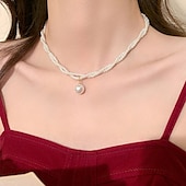 abordables Colliers-Collier Acrylique Femme Punk Mode Géométrique Forme Géométrique Colliers Tendance Pour Soirée