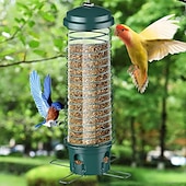 cheap Backyard Birding &amp; Wildlife-Squirrel Resistant Bird Feeders - No Squirrel Wild Bird Feeder - Metal Hummingbird Feeding Station Weight-Activated for Outdoor Patio