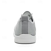 cheap Men&#039;s Sneakers-Men&#039;s Lightweight Breathable Mesh Lace-Up Sneakers – Casual Walking Shoes with Airy Design for Summer, Travel &amp; Everyday Comfort
