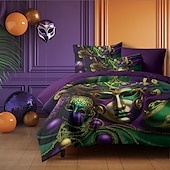 abordables 100% Coton-housses de couette carnaval le design vibrant et festif ajoute de la couleur et de l&#039;énergie à votre chambre tissu doux et confortable pour une nuit de sommeil douillette