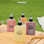 economico Cucina da campeggio-bottiglia di olio premium per campeggio, barbecue &amp;escursionismo - a tenuta stagna, portatile &amp;contenitore in acciaio inossidabile resistente da 120 ml