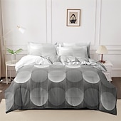 economico Set copripiumino-Set di copripiumini arte sud-ovest modello rosso nero Set di copripiumini Soffice Set di biancheria di lusso in poliestere 3 pezzi Idee regalo per la casa