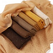 abordables enveloppes d&#039;invité de mariage-mode simple bali gaze ciel étoilé forage chaud longue écharpe respirante douce femme foulard écharpe cape extérieur