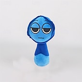 זול Party Supplies-קטיפה sprunki sprunky wenda וקטיפה אפורה קטיפה רכה ומהנה בובות צעצועים ממולאים למעריצים ולחברים יום הולדת