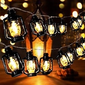 levne USB String světla-20/40 led retro světelný řetěz světla do ložnice ložnice zahradní festival domácí interiérový ramadánový festival dekorace mini petrolejový řetěz (teplé světlo)