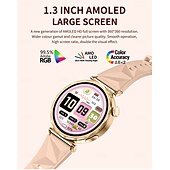 お買い得  スマートウォッチ-696 JSWatchCT5mini スマートウォッチ 1.3 インチ スマート·ウォッチ ブルートゥース 歩数計 着信通知 睡眠サイクル計測器 と互換性があります Android iOS 女性 男性 防水 メディアコントロール メッセージ受信通知 IP68 40mmの時計ケース