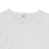 economico Canotte da palestra-Per uomo Canotta Maglietta smanicata Canottiera Maglietta senza maniche Senza Maniche Girocollo Estate Lettera Moda Designer Essenziale Stampato Vacanza Streetwear Uscire Nero Bianco Rosso Maglietta