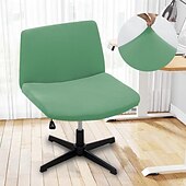 ieftine Futon Sofa Cover-Huse pentru scaun fără brațe, huse moale pentru scaun de birou, rezistente la zgârieturi de pisică