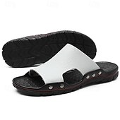 preiswerte Lässige Sandalen-lässige braune Slide-Sandalen für Herren mit Krokoprägung und strapazierfähiger Gummisohle – bequeme Outdoor-Schuhe für Sommer, Strand und Alltag