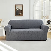 cheap Sofa Cover-Elastic Jacquard Fabric Sofa Cover Stretch Couch Cover Sectional L Shape Sofa Slipcover Corner Case for Living Room 1/2/3/4 Seat