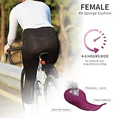 cheap Women&#039;s Pants, Shorts &amp; Skirts-WOSAWE Women&#039;s Cycling Tights Cycling Pants Bike Pants Bike Tights Relaxed Fit Sports Breathable Quick Dry Comfortable Black Grey Clothing Apparel Bike Wear