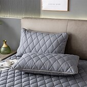 cheap Sheets &amp; Pillowcase-Queen Full King Protective Bed Cover Waterproof Mattress Protector Quilted Fitted Mattress Pad Bed Protector Elastic Thick Anti-slip Fitted Sheet with Deep Pocket Noiseless Hypoallergy