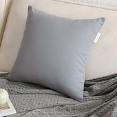 billige Trender innen puter-Dekorative Kasteputer Deksel Ensfarget 1PC Bomull Myk Kvadratisk Sofa Pute Sak Puteputer Soverom Stue Sofa Stol