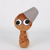 זול Party Supplies-קטיפה sprunki sprunky wenda וקטיפה אפורה קטיפה רכה ומהנה בובות צעצועים ממולאים למעריצים ולחברים יום הולדת