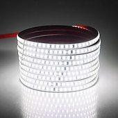 economico strisce luminose impermeabili-striscia luminosa a led impermeabile per esterni ip67 3-12 metri 3000k luce calda dc24v dimmerabile nastro led in silicone illuminazione ad alta densità 120led 8w/m adatta per decorazione di pareti