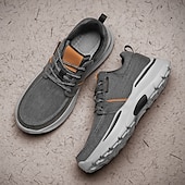 cheap Men&#039;s Sneakers-Men&#039;s Beige Sports Sneakers with Cushioned Sole and Breathable Fabric – Classic Casual Walking Shoes for Outdoor and Daily Wear