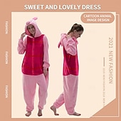 cheap Animal Costume-Carnival Costume 2026 Kigurumi Pajamas Fancy Costume Group Costume Animal Pig Cartoon Warm Funny Costume Comfy Kid's Adults' Unisex Men and Women Boys and Girls Halloween Carnival Party Performance