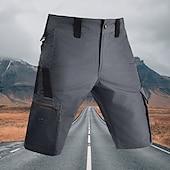 economico All&amp;#39;aperto-Per uomo Pantaloncini tattici Pantaloncini modello cargo Pantaloncini Bermuda Maglia da escursione Vita elastica Multi tasca Gamba dritta Color Block Impermeabile Indossabile Lunghezza del ginocchio