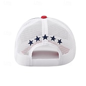 abordables Casquette de baseball pour homme-Homme Casquette de Baseball Chapeau de soleil Casquette Casquette en maille Noir + Bleu Royal Noir Coton Ajustable Mode Usage quotidien Festival Etoiles Décontracté / Quotidien