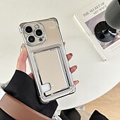 abordables Carcasas iPhone-teléfono Funda Para iPhone 16 Pro Max Plus iPhone 15 Pro Max Plus iPhone 14 13 12 Pro Max Plus Funda Trasera Ranura para tarjetas Antigolpes Retro TPU