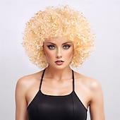 economico Parrucche trendy sintetiche-Parrucche sintetiche Yaki liscia Con frangia A macchina Parrucca Corto Oro chiaro Violetto Marrone chiaro Marrone scuro A1 Capelli sintetici Per uomo Biondo