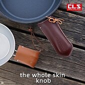 economico Cucina da campeggio-1 pz. Copertura in pelle PU per campeggio all&#039;aperto, impermeabile e resistente, perfetta per proteggere attrezzi e attrezzature da esterno, elegante e pratica