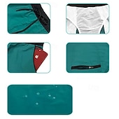 baratos Calções de Banho Masculinos-Homens Calção Justo de Natação Shorts de Natação Bermuda de Surf Calças Com Cordão Com bolsos Natação Surfe Praia Esportes Aquáticos Retalhos Cor Sólida Verão Primavera
