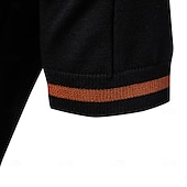 halpa Miesten Elite Polo-Miesten Polo Neulo poolo Muodollinen Työ Sänkyjen avaus Neljänneksen postinumero Lyhythihainen Yhtenäinen väri Sulkea jnk vetoketju Kevät Tumman harmaa Musta Valkoinen Laivaston sininen Khaki Harmaa