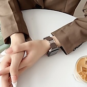 billige Apple Watch-bånd-Solo loop Kompatibel med Apple Watch-klokkereim 38mm 40mm 41mm 42mm 44mm 45mm 49mm Justerbar PU-lær Erstatningsklokkerem til iwatch Ultra 2 Series 9 8 7 SE 6 5 4 3 2 1