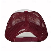 cheap Men&#039;s Baseball Cap-Men&#039;s Baseball Cap Sun Hat Trucker Hat Mesh Cap Black Yellow Cotton Adjustable Fashion Daily Wear Festival Letter Embroidery Casual / Daily