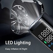 billige Luftpumpe-dekkpumpe bærbar luftkompressor - dekkpumpe 25000mah  &amp; 160psi4x rask bærbar luftkompressor med lcd digitalt dekk