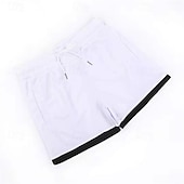 Недорогие Плавки и шорты для серфинга-Муж. Пляжные шорты Купальные шорты Обтягивающие длинные шорты Однотонный Кулиска С карманами Быстровысыхающий С карманами Пляжные шорты Нижняя часть Серфинг Пляж  Водные виды спорта Лето