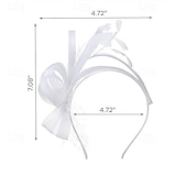 halpa Juhlahatut-fascinators hiuspanta höyhenellä, naisten teejuhlahattu kentucky derbyyn, cocktailiin, häihin, naamiaisjuhliin